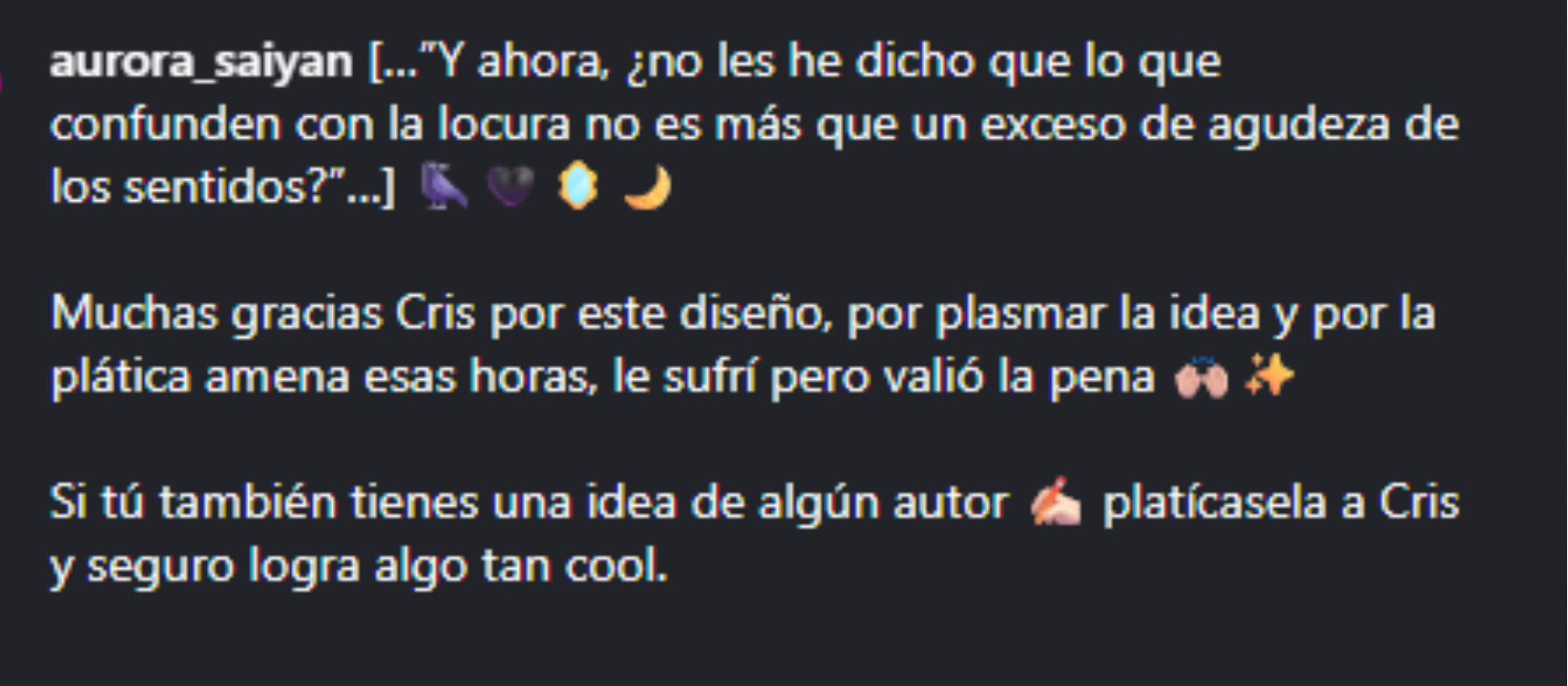 Captura de reseña de una clienta de Nahual Tattoo