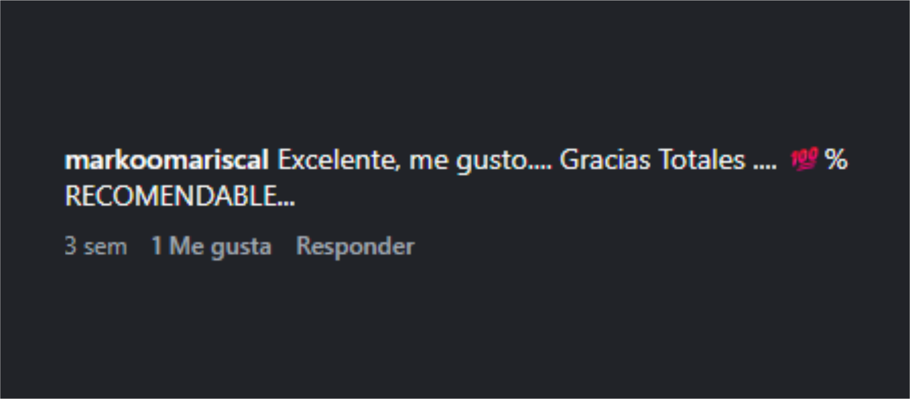 Captura de reseña de un cliente de Nahual Tattoo